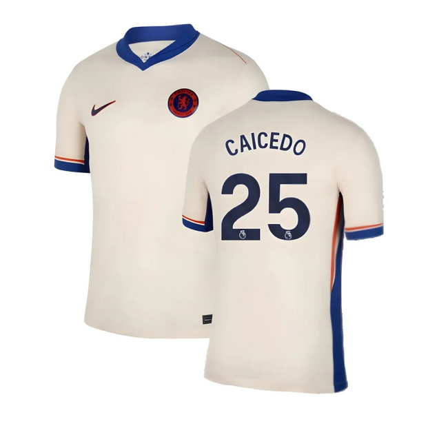 2024-2025 Chelsea Away Shirt (Caicedo 25)-SoccerKits Hub | Buy Soccer Jerseys Online